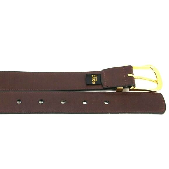 Pierre Cardin BROWN GENUINE LEATHER 1 1/8"Wd CASUAL DRESS MEN'S BELT 34/85 (X39 - Picture 12 of 12